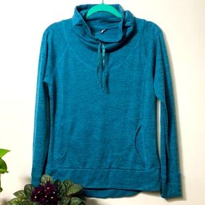 Kuhl- pull over - deep blue - cowl neck -medium